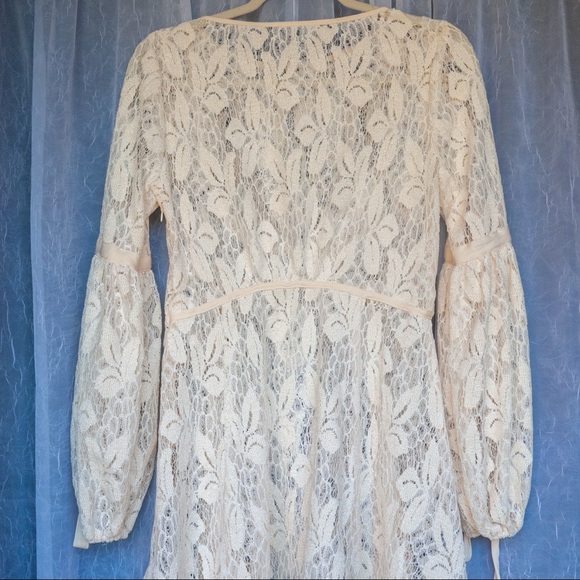 Free People Ruby Lace Mini Dress - Size S - Picture 3 of 7